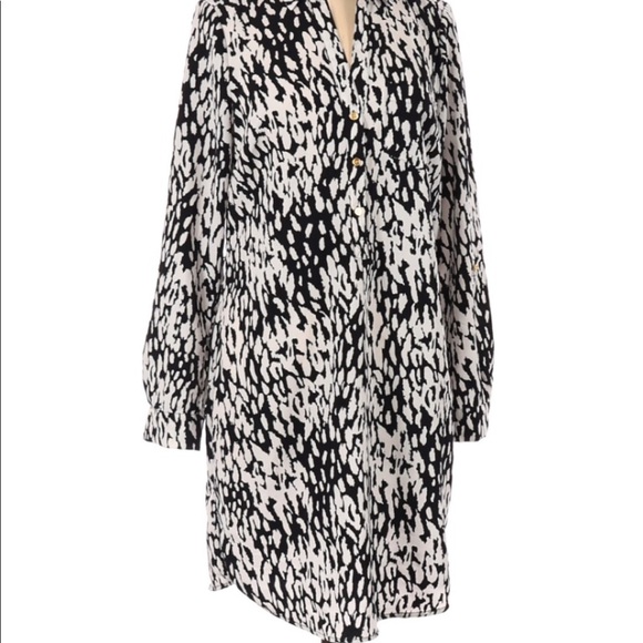 The Limited size medium black & white print dress - Picture 2 of 6